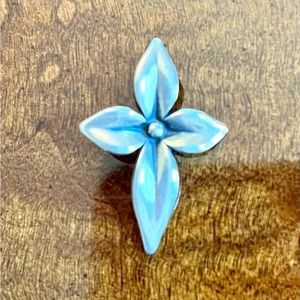 Retired James Avery Blossom Cross pendant